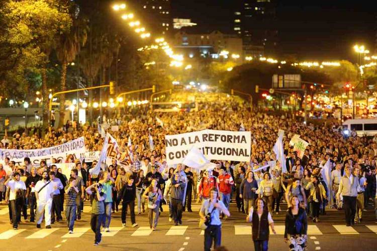 Buenos Aires batió récord en protestas sociales durante 2012