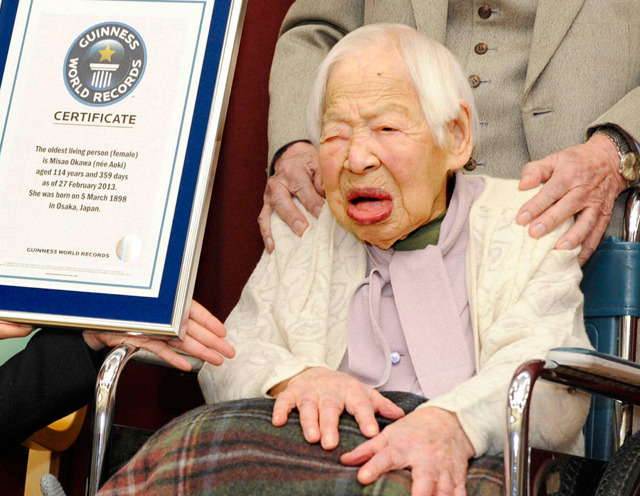 La mujer más anciana del mundo vive en Japón