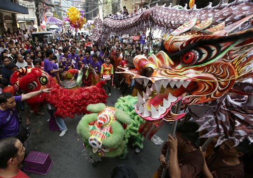 Chinos de todo el mundo celebran el Año Nuevo Lunar
