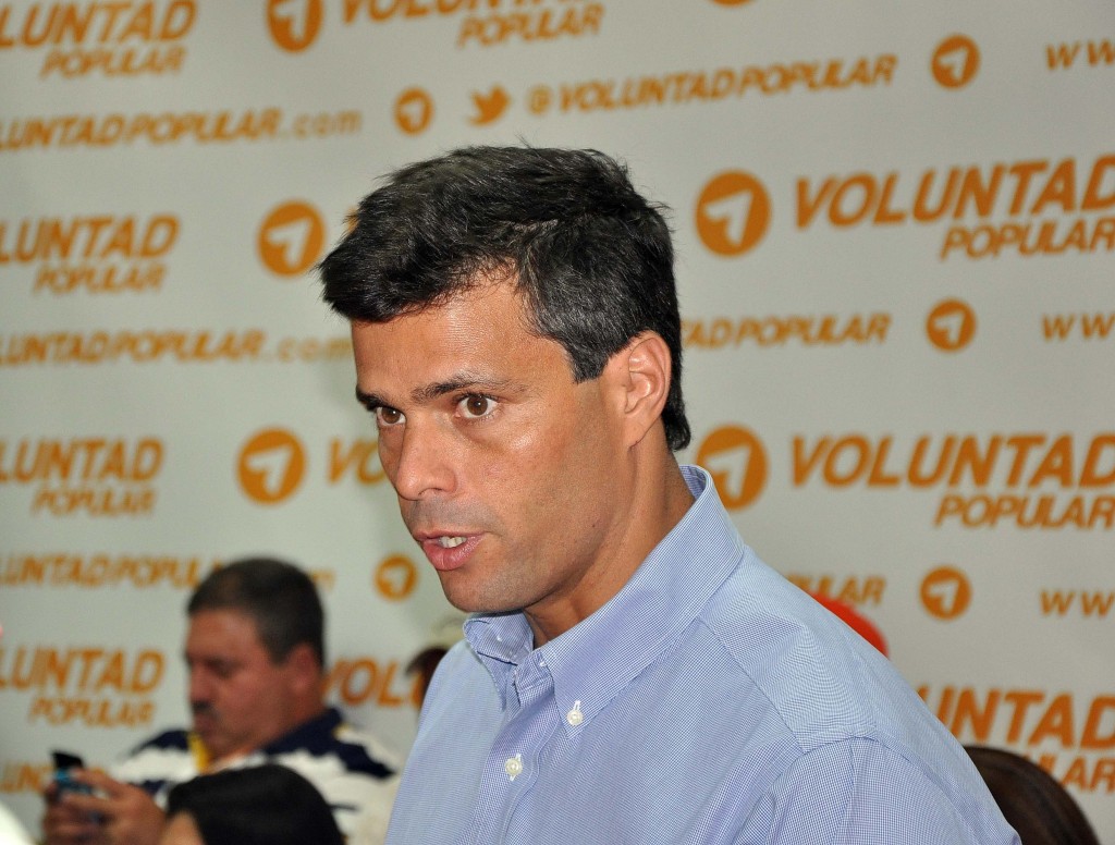 Leopoldo López está seguro del triunfo de la oposición
