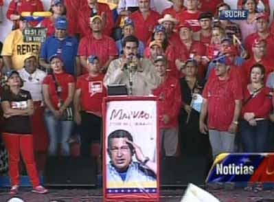 Maduro le pidió al Nazareno el milagro de que los venezolanos puedan vivir en socialismo