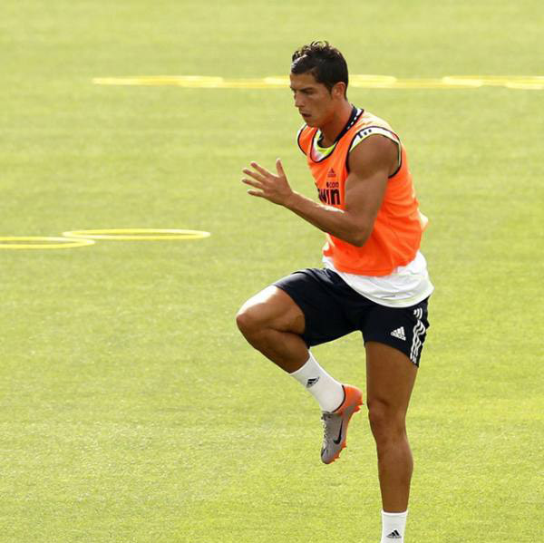 Cristiano sigue entrenando al margen del grupo