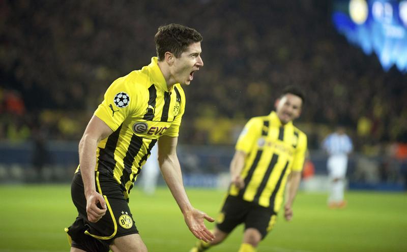 Borussia Dortmund remonta al Málaga y pasa a semifinales de la Champions