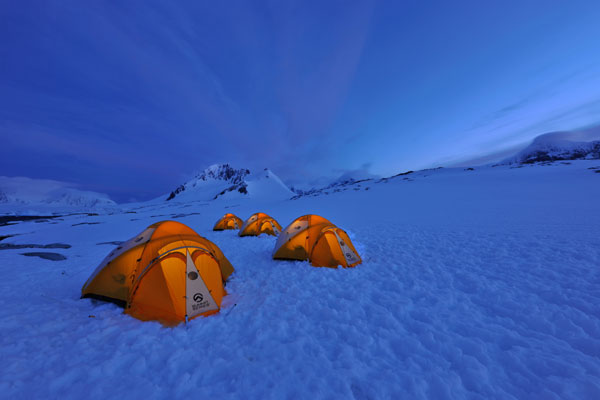 Acampar en la Antártida ya no es un sueño