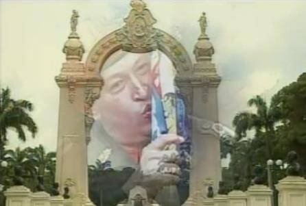 Apareció Chávez en el cielo de Carabobo (Video)