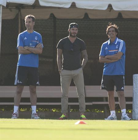 David Beckham con el Real Madrid (Foto)