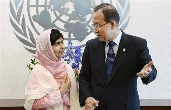 ONU homenajea a la niña más valiente del mundo
