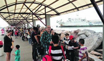 El ferry Cacica Isabel se accidentó en Puerto La Cruz