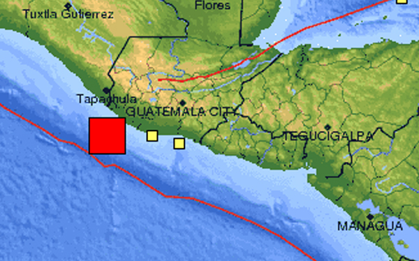 Sismo de magnitud 5,3 sacude nueve departamentos de Guatemala