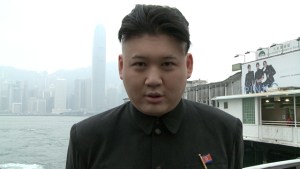 Un Kim Jong-Un asusta a Hong Kong (Video)