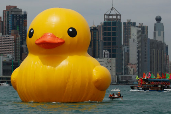 Patito de goma al Salón de la Fama del Juguete