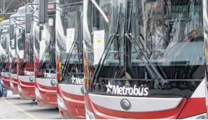 Suspendidas seis rutas de Metrobús este #22M