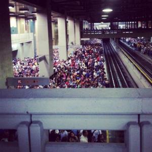 Tren con falla genera fuerte retraso en la Línea 1 del Metro de Caracas