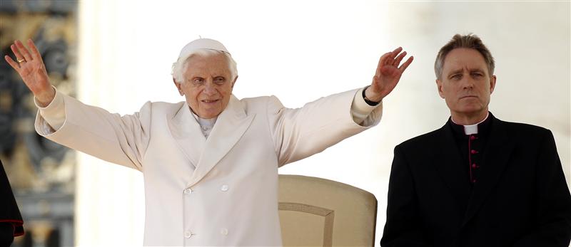 Benedicto XVI contento por la victoria de Alemania