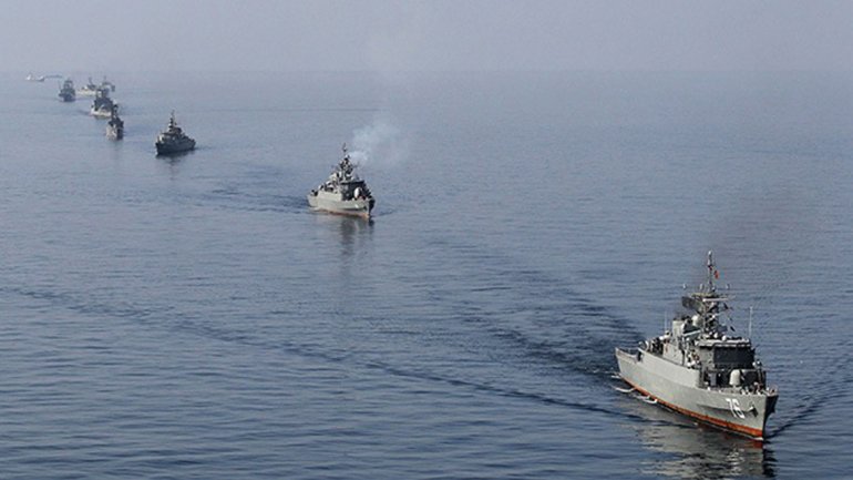 Irán envió buques de guerra a las fronteras marítimas de EEUU