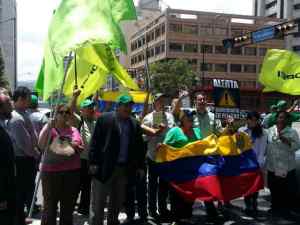 Copei protesta en Altamira contra la militarización (Fotos)