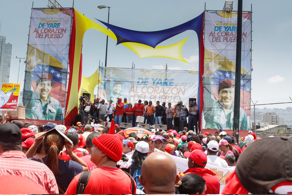 En FOTOS: Así celebraron los 20 años de la liberación de Chávez tras fallida intentona golpista