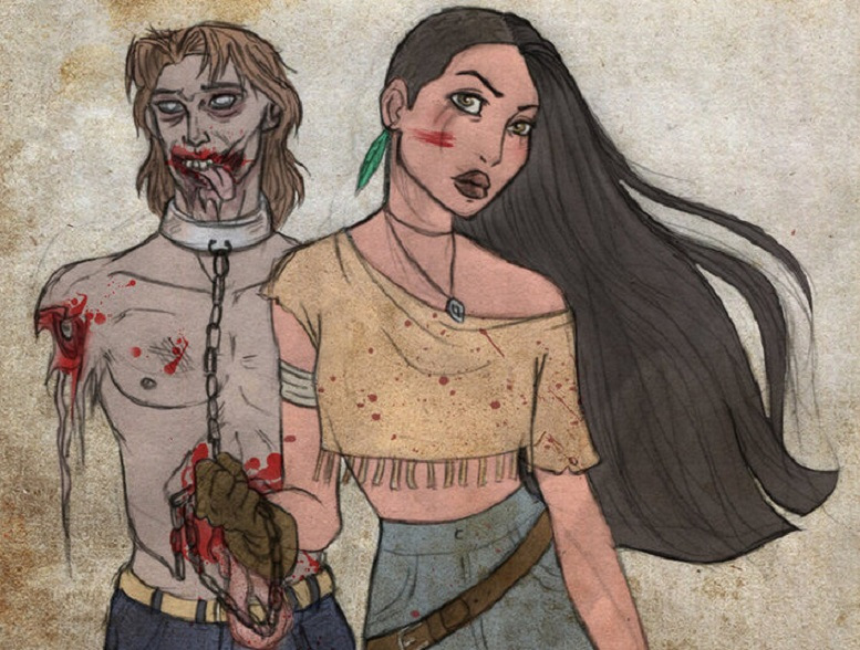 No son zombies, son personajes Disney en “The Walking Dead” (Fotos)