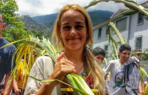 Lilian Tintori acompañó a los palmeros de Chacao (Foto)