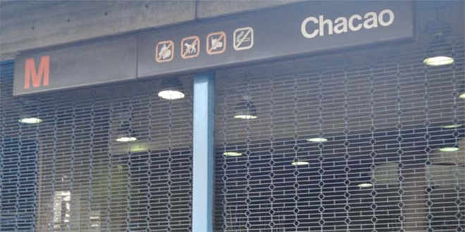 Reportan cierre de las estaciones Chacao y Chacaito del Metro
