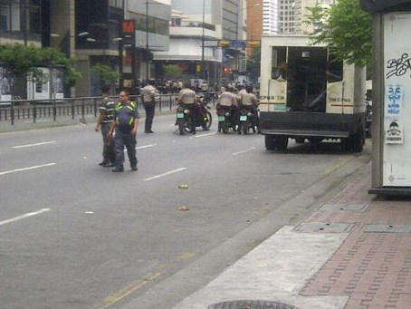Así está Chacao luego de enfrentamientos entre manifestantes y PNB (Fotos)