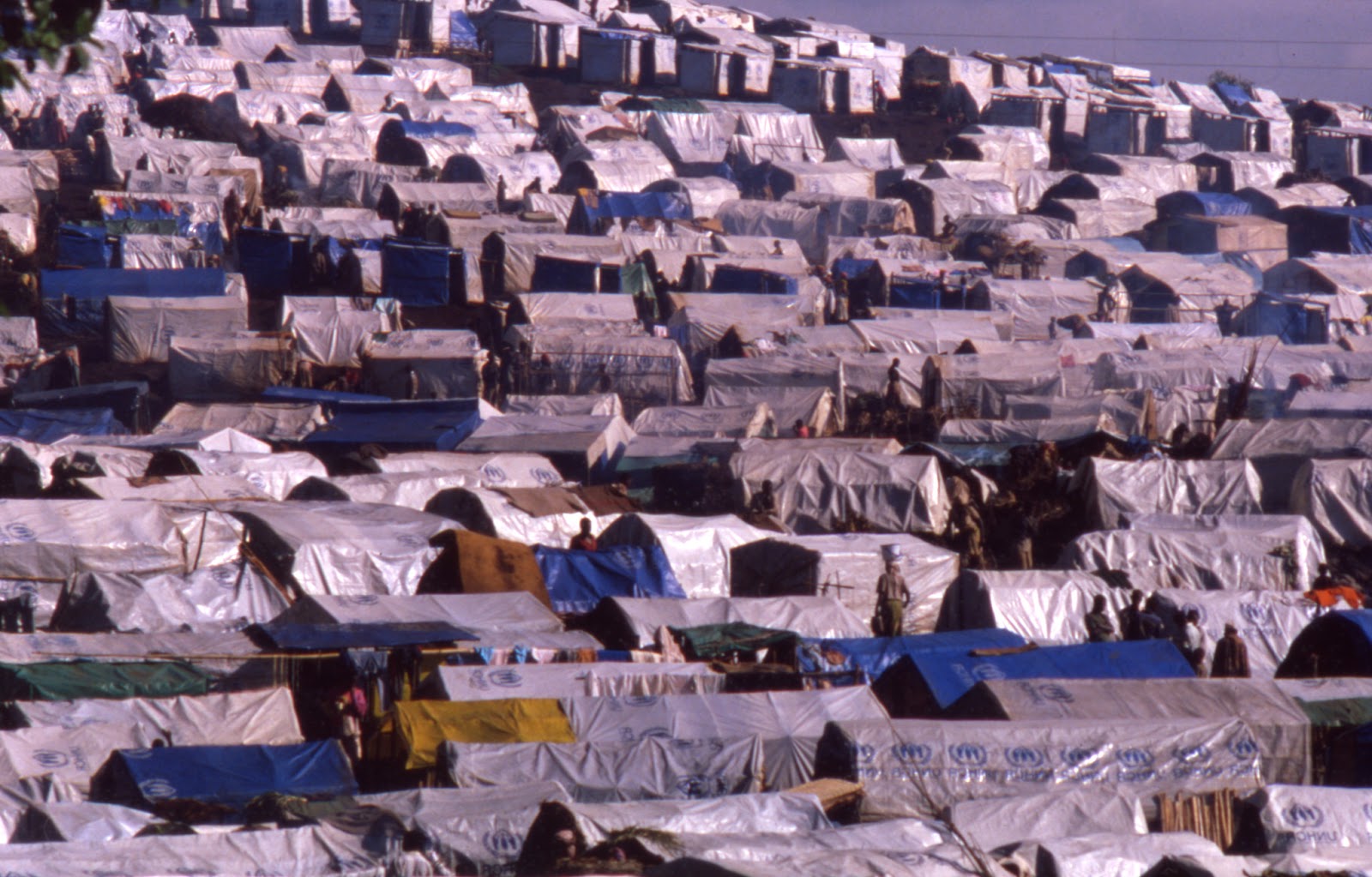 Una nueva ciudad de carpas nace entre el polvo iraquí