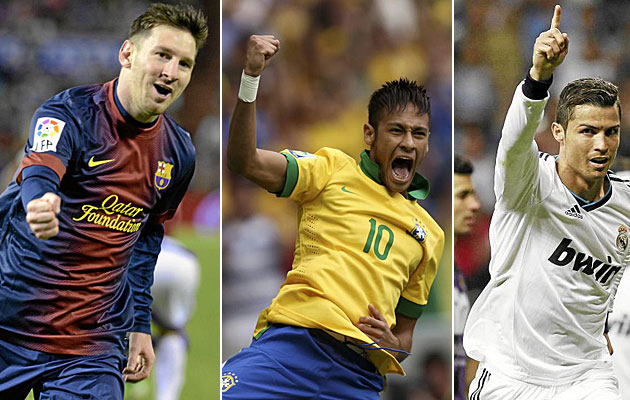 Cristiano Ronaldo, Messi y Neymar lideran el “once” de los internautas