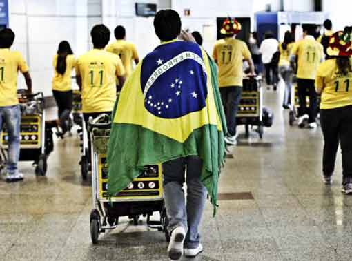 Viajeros internacionales en Brasil gastan 27 millones de dólares
