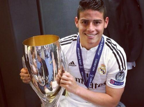 La “selfie copera” de James Rodríguez