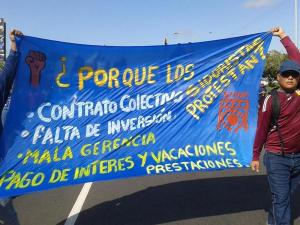 Marcha de trabajadores de Sidor reitera exigencia por la autonomía sindical