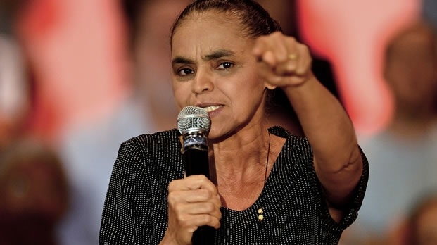 Marina Silva ha quedado tercera en los últimos sondeos