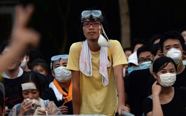 Sube la tensión en Hong Kong entre los manifestantes y las autoridades