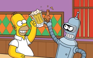 Los Simpson y Futurama ya tienen su primer crossover ¡D’oh!