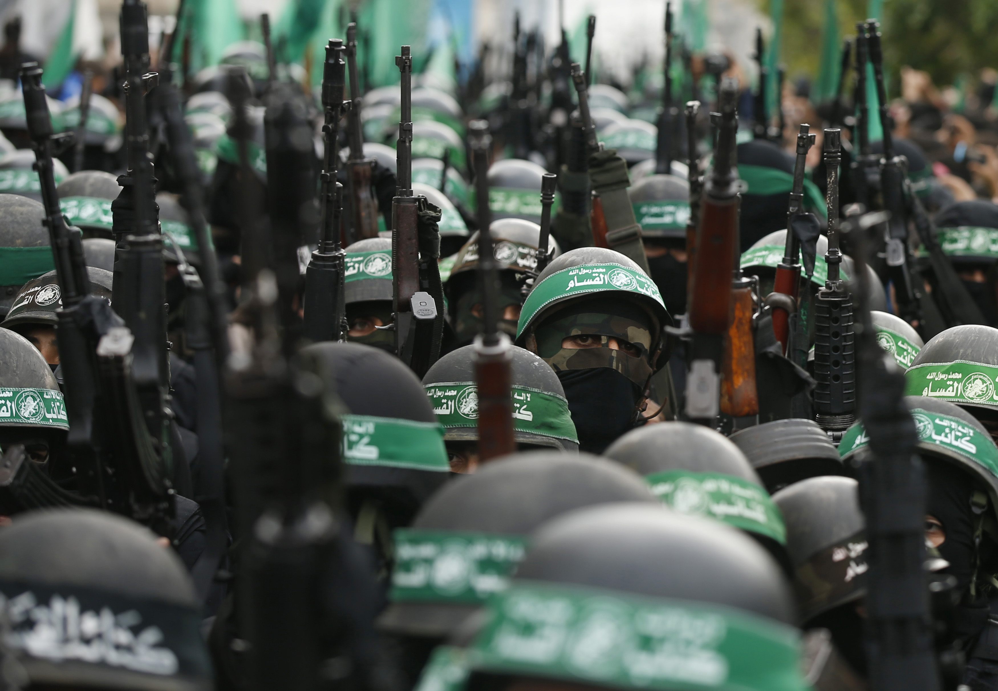 Hamas realiza desfile militar en Gaza y promete la destrucción de Israel