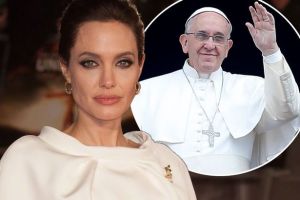 Angelina Jolie se reúne con el Papa tras proyección en el Vaticano de su película sobre Segunda Guerra Mundial