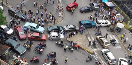 Taxistas protestan en Palo Verde por la inseguridad (Fotos)