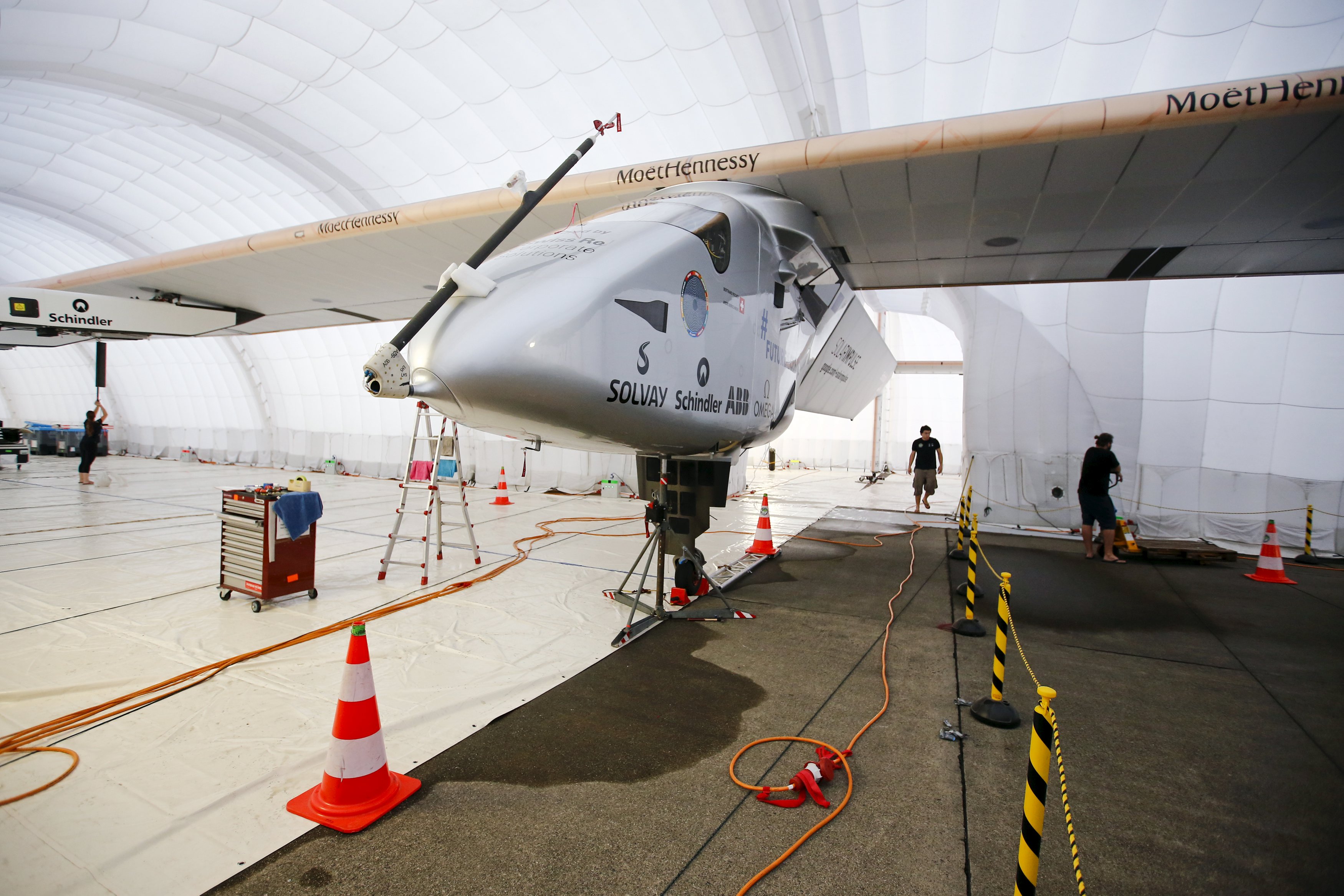 El Solar Impulse, listo para despegar desde Japón