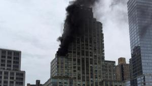 Incendio en el edificio residencial Trump Tower de Nueva York dejó un herido