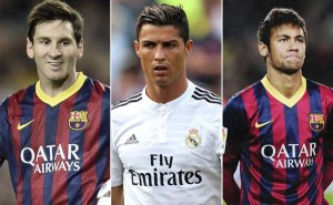Messi, CR7 y Neymar entre los futbolistas que más camisetas vendieron en el 2015
