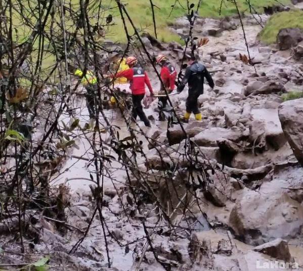 Tres muertos y dos heridos dejan fuertes lluvias en Ecuador