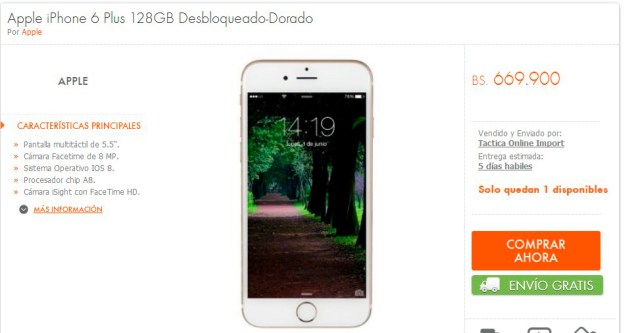 iPhone6PRecio