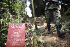 Robots ayudarán a eliminar minas antipersona en Colombia