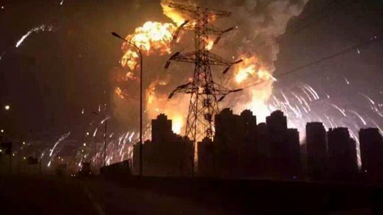 Fuerte explosión en China dejó siete muertos y cientos de heridos (+ video)