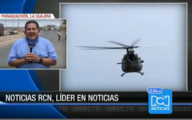 Helicóptero venezolano sobrevoló la frontera por La Guajira