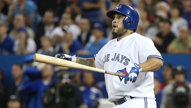 Dioner Navarro conectó bambinazo en causa perdida de Toronto