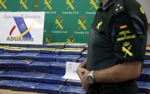 Incautaron 300 kilos de cocaína en aguas españolas