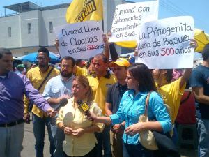 Milagros Paz exigió intervención del Mercado Municipal de Cumaná por alta contaminación e inseguridad