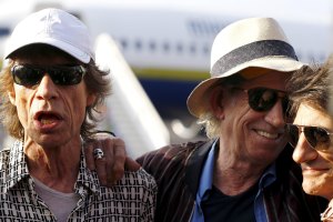 The Rolling Stones llegan a La Habana para su histórico concierto (Fotos)