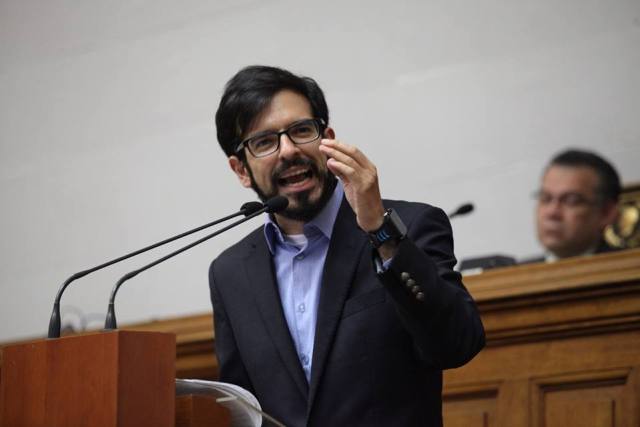 Diputado a la Asamblea Nacional por Petare, Miguel Pizarro. (Foto archivo)