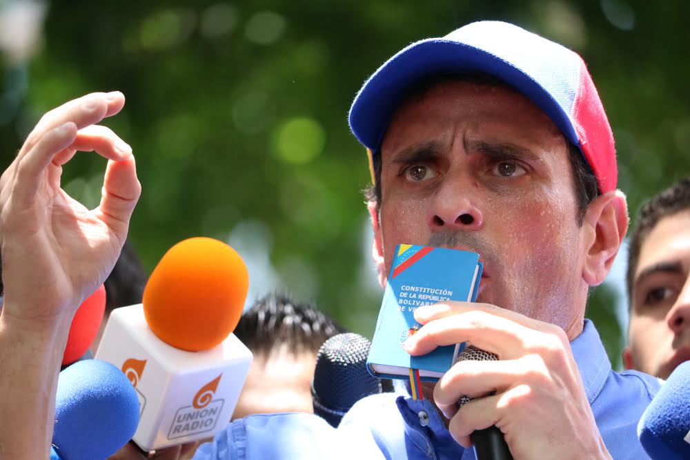 Capriles pidió a los venezolanos no resignarse: Vamos a tener Revocatorio